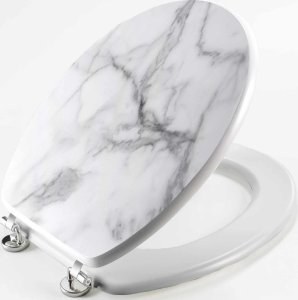 Deska sedesowa MDF, 37,5 x 47 cm, MARBRE 5