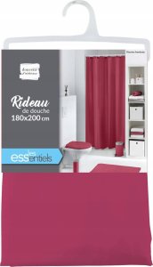 Zasłona prysznicowa z haczykami, 180 x 200 cm, VITAMINE 2