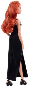 Lalka Barbie Mattel Signature Barbie Basics Model 04 - Modowa lalka kolekcjonerska z rudymi falowanymi włosami (JBH74) 4