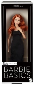 Lalka Barbie Mattel Signature Barbie Basics Model 04 - Modowa lalka kolekcjonerska z rudymi falowanymi włosami (JBH74) 8