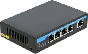 DELOCK Gigabit Ethernet Switch 4 Port PoE + 1 RJ45 1