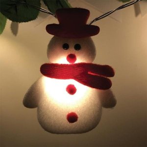 Lampki choinkowe Aigostar  Lampki choinkowe - bałwanki10 szt. / 165 cm 3