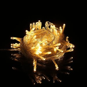 Lampki choinkowe LED - 10m/100 lampek    ciepłe białe/warm white EHD-LS03 1