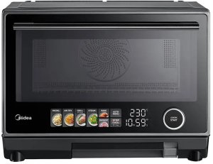 Midea Microwave oven | MSO25H | Free standing | 25 L | 1000 W | Convection | Grill | Black 2