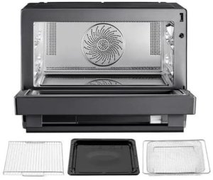 Midea Microwave oven | MSO25H | Free standing | 25 L | 1000 W | Convection | Grill | Black 3