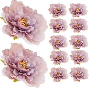 PEONIE sztuczne KWIATY główki wyrobowe kwiatowe PEONIA do kompozycji 12szt 1
