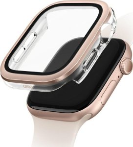 Case UNIQ Voute for Apple Watch Series 10 46mm tempered glass rose gold 1