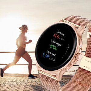 Smartwatch Gravity GT12-3 Różowe złoto  (GT12-3) 8