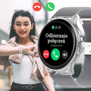 Smartwatch Gravity GT12-8 Srebrny  (GT12-6) 4