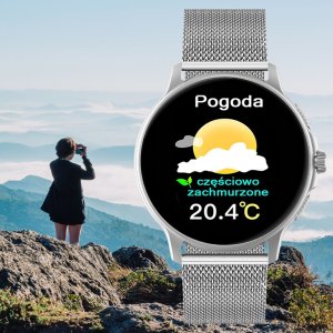 Smartwatch Gravity GT12-8 Srebrny  (GT12-8) 9