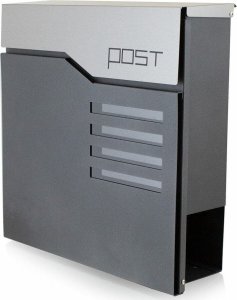 Skrzynka na listy z gazetnikiem Skrzynka pocztowa Post z 1