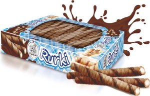 Flying Cow Rurki waflowe z nadzieniem o smaku kakaowym 450 g 1