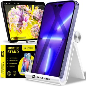 STAZER Uchwyt Stojak na Telefon/Tablet czarny : Kolor - biały 1
