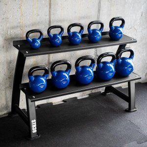 HMS STR39 STOJAK NA KETTLEBELLS DWUPOZIOMOWY COMMERCIAL HMS 2