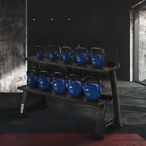 HMS STR39 STOJAK NA KETTLEBELLS DWUPOZIOMOWY COMMERCIAL HMS 5
