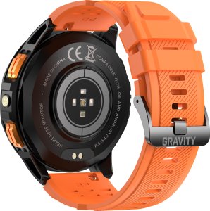 Zegarek męski SMARTWATCH GRAVITY GT24-3 BK/BK/OG 31
