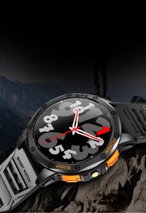 Smartwatch Gravity Zegarek męski SMARTWATCH GRAVITY GT24-5 BK/GN/BK 22