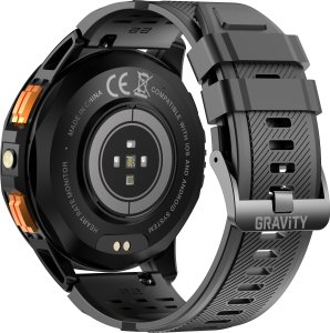 Smartwatch Gravity Zegarek męski SMARTWATCH GRAVITY GT24-5 BK/GN/BK 30