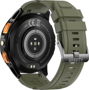 Smartwatch Gravity Zegarek męski SMARTWATCH GRAVITY GT24-5 BK/GN/BK 31