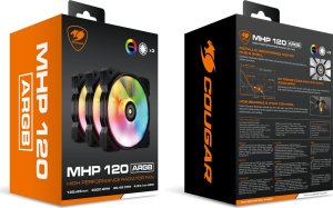 COUGAR Gehäuse Lüfter MHP 120 ARGB, Schwarz,3er-Pack 7