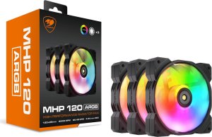 COUGAR Gehäuse Lüfter MHP 120 ARGB, Schwarz,3er-Pack 8