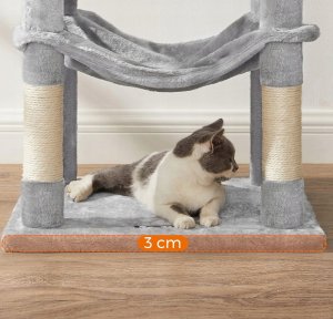 DRAPAK DLA KOTA DUŻY XL 6 POZIOMÓW WYSOKI LEGOWISKO SŁUPEK DOMEK 143cm 7