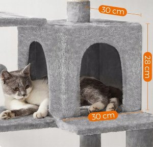 DRAPAK DLA KOTA DUŻY XL 6 POZIOMÓW WYSOKI LEGOWISKO SŁUPEK DOMEK 143cm 8