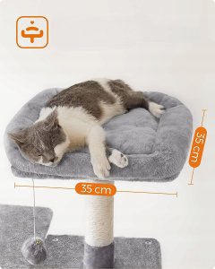 DRAPAK DLA KOTA DUŻY XL 6 POZIOMÓW WYSOKI LEGOWISKO SŁUPEK DOMEK 143cm 10