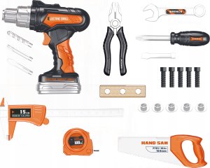 Zestaw Majsterkowicza Dla Dzieci Narzędzia Wiertarka Walizka Warsztatowa 2