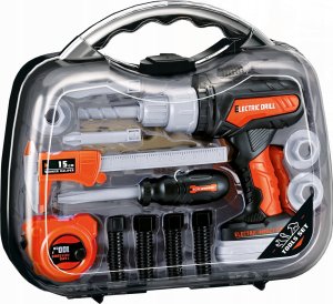 Zestaw Majsterkowicza Dla Dzieci Narzędzia Wiertarka Walizka Warsztatowa 5