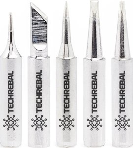 Zestaw Lutownica Techrebal T1-Pro MOCNA 80W + 5x Groty Cyna Akcesoria 12