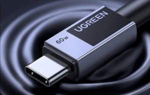 Kabel USB Ugreen USB-C - USB-C 3 m Czarno-szary 8
