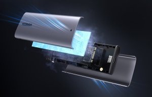 Kieszeń Ugreen Obudowa SSD M.2 NVMe/SATA 2TB USB-C 3.1 (CM767) 4