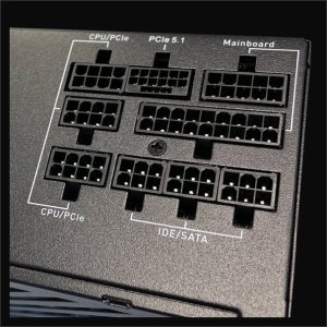 Zasilacz LC-Power Zasilacz ATX 3.1 850W/135mm 80+ Gold certyfikowany Voll Modular PCIe 5.1 Retail 5