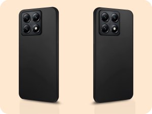 ETUI DO XIAOMI 14T GUMOWE OBUDOWA CZARNE MATOWE SILIKON POKROWIEC   SZKŁO 6