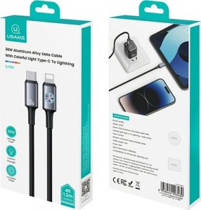 Kabel USB Usams USB-C - Lightning 1.2 m Szary (USA1436) 3
