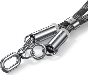 Smycz do telefonu z kablem do ładowania  Usams SJ745 60W USB-C do USB-C 1.2m czarny 2