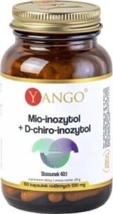 YANGO_Mio-inozytol + D-chiro-inozytol suplement diety 100 kapsułek 1