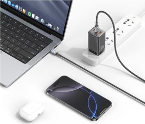 Kabel USB Usams USB-C - USB-C 1.2 m Szary 2