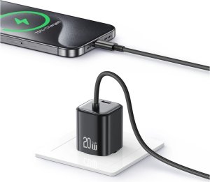 Ładowarka sieciowa USAMS JC Series CC261 20W GaN Mini Fast Charger 2xUSB-C biały 8