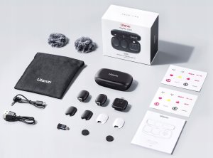 2x Mikrofon Bezprzewodowy 3w1 na USB-C Lightning Mini Jack 3,5mm / ULANZI A30 4