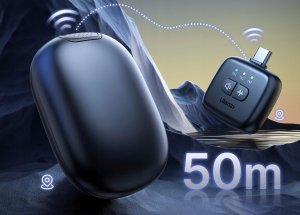 2x Mikrofon Bezprzewodowy 3w1 na USB-C Lightning Mini Jack 3,5mm / ULANZI A30 6