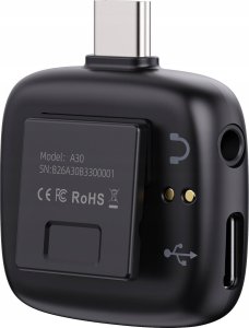 2x Mikrofon Bezprzewodowy 3w1 na USB-C Lightning Mini Jack 3,5mm / ULANZI A30 9