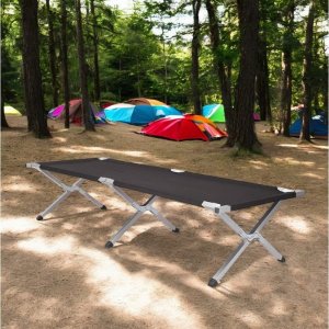 Łóżko turystyczne, polowe, kanadyjka 190 x 62cm składane w pokrowcu AR04CZ 2
