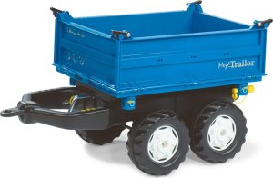 Rolly Toys Przyczepa wywrotka RollyMega Trailer Niebieska 1