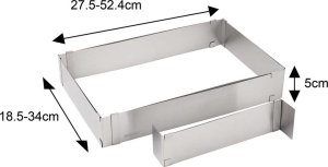 FORMA REGULOWANA RANT DO CIAST TORTÓW KINGHOFF KH-1907 PROSTOKĄTNA 12