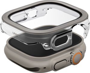 Etui UNIQ Voute do Apple Watch Ultra     49mm szkło hartowane srebrny 2