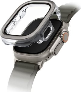 Etui UNIQ Voute do Apple Watch Ultra     49mm szkło hartowane srebrny 8