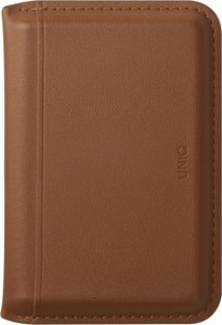 Magnetyczny portfel RFID UNIQ Lyden DS   stojak na telefon karmelowy 7