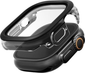 Etui UNIQ Voute do Apple Watch Ultra     49mm szkło hartowane czarny 8